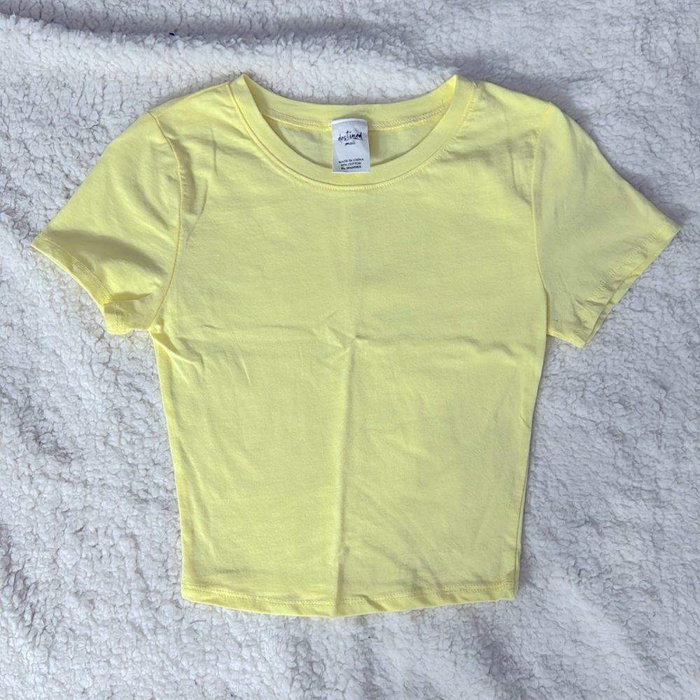 Destined, v-neck, crop top
